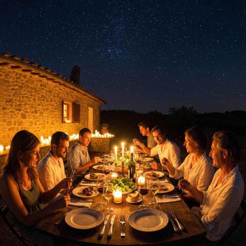 Cena Toscana sotto le Stelle